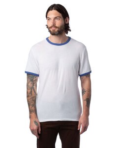 Alternative Apparel 5103BP - Unisex Vintage Jersey Keeper Ringer T-Shirt