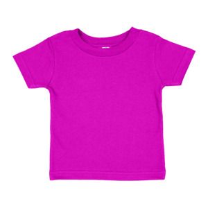Rabbit Skins 3401 - Infant Short-Sleeve Jersey T-Shirt Hot Pink