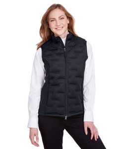 North End NE709W - Ladies Pioneer Hybrid Vest Blk/Blk/Carbn