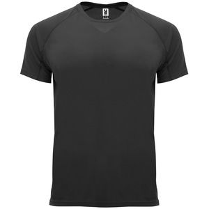 Roly CA0407 - BAHRAIN Technical short-sleeve raglan t-shirt Black