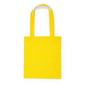 EgotierPro BO7602 - MOUNTAIN Tote bag made of cotton fabric in different colours Yellow