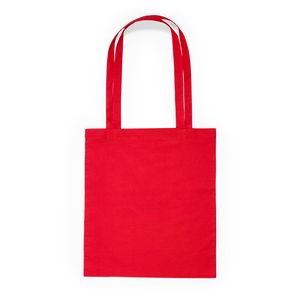 EgotierPro BO7602 - MOUNTAIN Tote bag made of cotton fabric in different colours Red