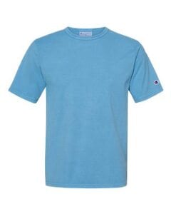 Champion CD100 - Adult Garment Dyed Short Sleeve Tee Delicate Blue