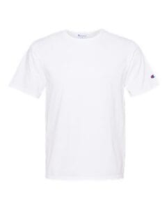 Champion CD100 - Adult Garment Dyed Short Sleeve Tee White