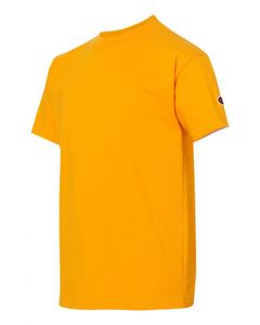 Champion T435 - Youth Short Sleeve Cotton T-shirt Gold