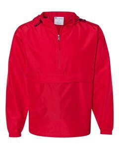 Champion CO200 - Adult Packable Anorak Jacket Scarlet