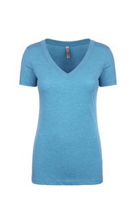 Next Level 6740 - Ladies' Triblend Deep V Vintage Turquoise