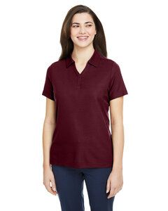 Core 365 CE112W - Ladies Fusion ChromaSoft Pique Polo Burgundy