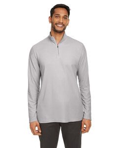 Core 365 CE405 - Men's Fusion ChromaSoft Pique Quarter-Zip Platinum