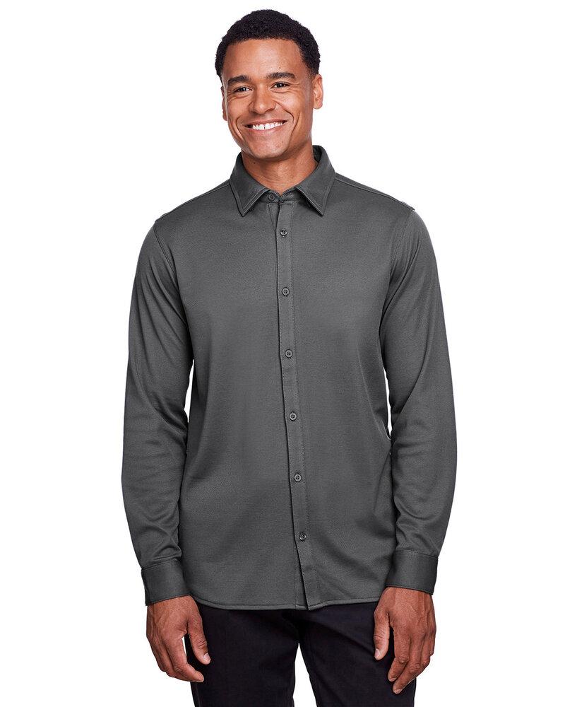 Devon & Jones DG20Z - Men's CrownLux Performance Plaited Button-Down Shirt