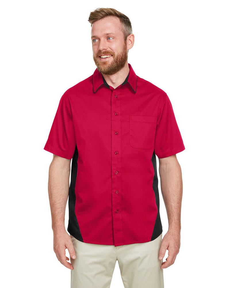 Harriton M586 - Men's Flash IL Colorblock Short Sleeve Shirt