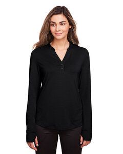 North End NE400W - Ladies Jaq Snap-Up Stretch Performance Pullover