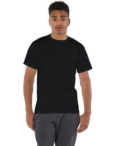 Champion T525C - Adult 6 oz. Short-Sleeve T-Shirt Black