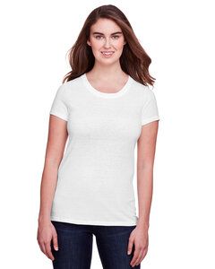 Threadfast 202A - Ladies Triblend Short-Sleeve T-Shirt Solid White Triblend