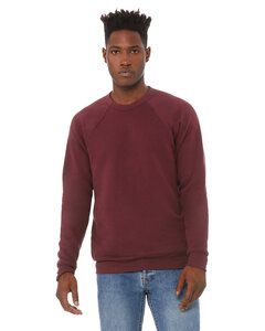 Bella+Canvas 3901 - Unisex Sponge Fleece Crewneck Sweatshirt Maroon