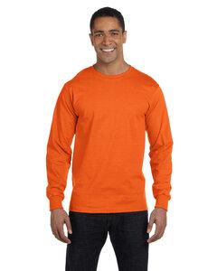 Gildan G840 - Dryblend® Long-Sleeve T-Shirt Safety Orange
