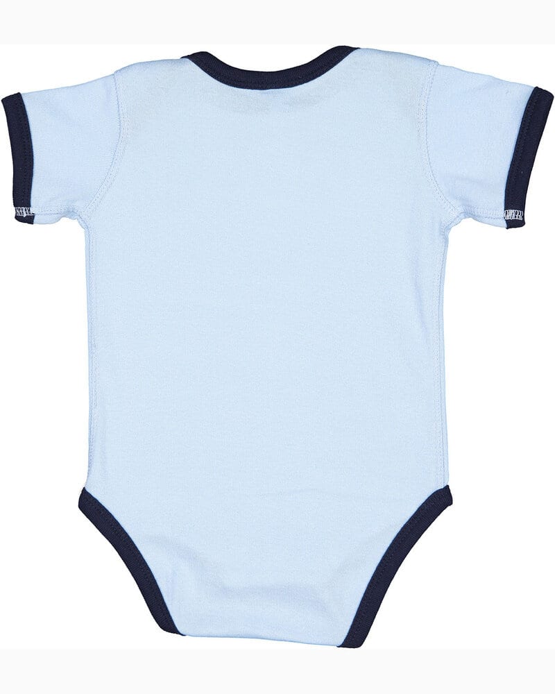 Rabbit Skins RS4407 - Infant Baby Rib Bow Tie Bodysuit