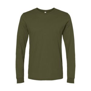 Bella+Canvas 3501 - Men’s Jersey Long-Sleeve T-Shirt Olive