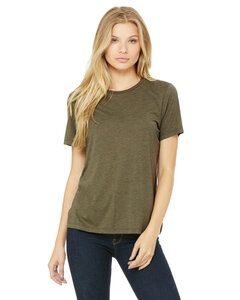 Bella+Canvas 6413 - Ladies Relaxed Triblend T-Shirt Olive Triblend
