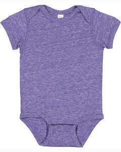 Rabbit Skins 4491 - Infant Harborside Melange Jersey Bodysuit