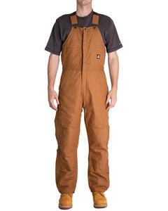 Berne B415T - Men's Tall Heritage Insulated Bib Overall Brown Duck