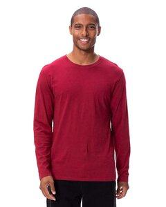 Threadfast 180LS - Unisex Ultimate Long-Sleeve T-Shirt Burgundy