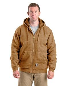 Berne SZ612 - Men's Glacier Full-Zip Hooded Jacket Brown