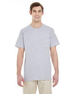Gildan G530 - Unisex Heavy Cotton Pocket T-Shirt Sport Grey