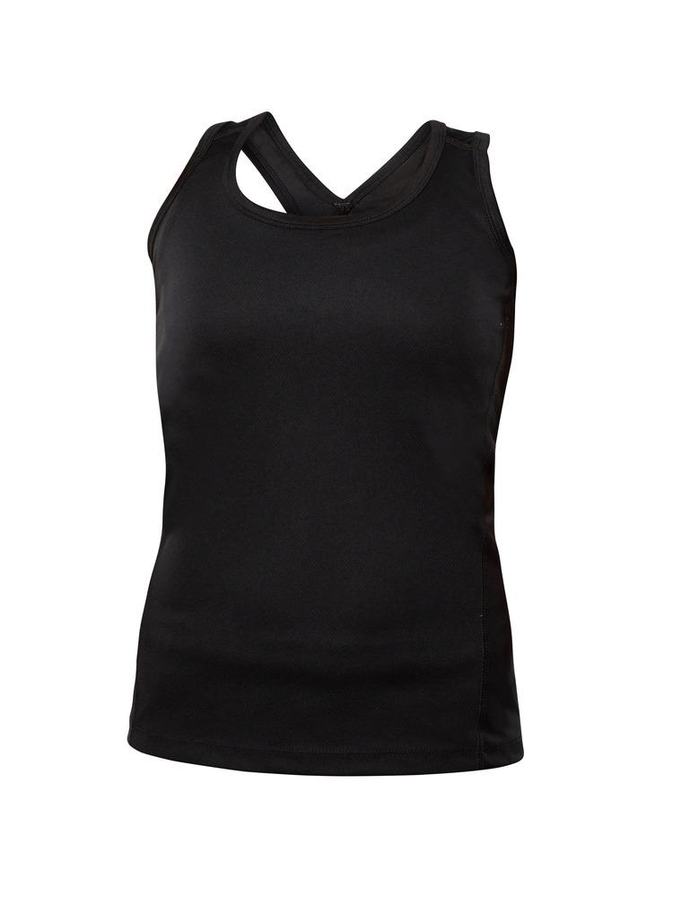 Blank Activewear L201 - Women's Tank Top Racer Back, Birdseye Mesh, 100% Polyester, Dry Fit