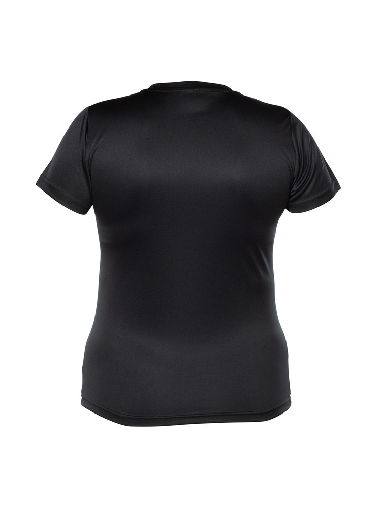 Blank Activewear L720 - Women's Short Sleeve V-Neck T-shirt, 100% Polyester Interlock, Dry Fit