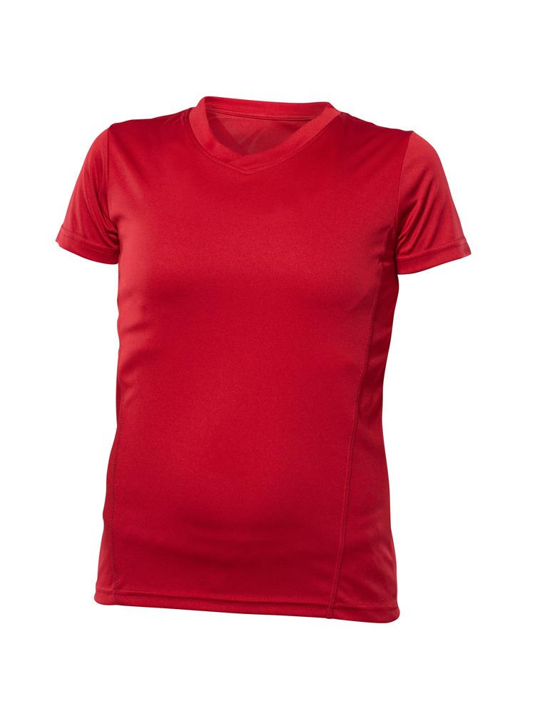 Blank Activewear L720 - Women's Short Sleeve V-Neck T-shirt, 100% Polyester Interlock, Dry Fit