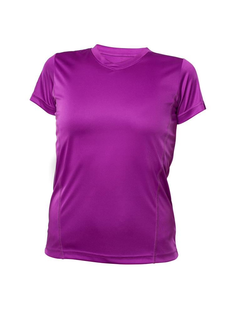 Blank Activewear L720 - Women's Short Sleeve V-Neck T-shirt, 100% Polyester Interlock, Dry Fit