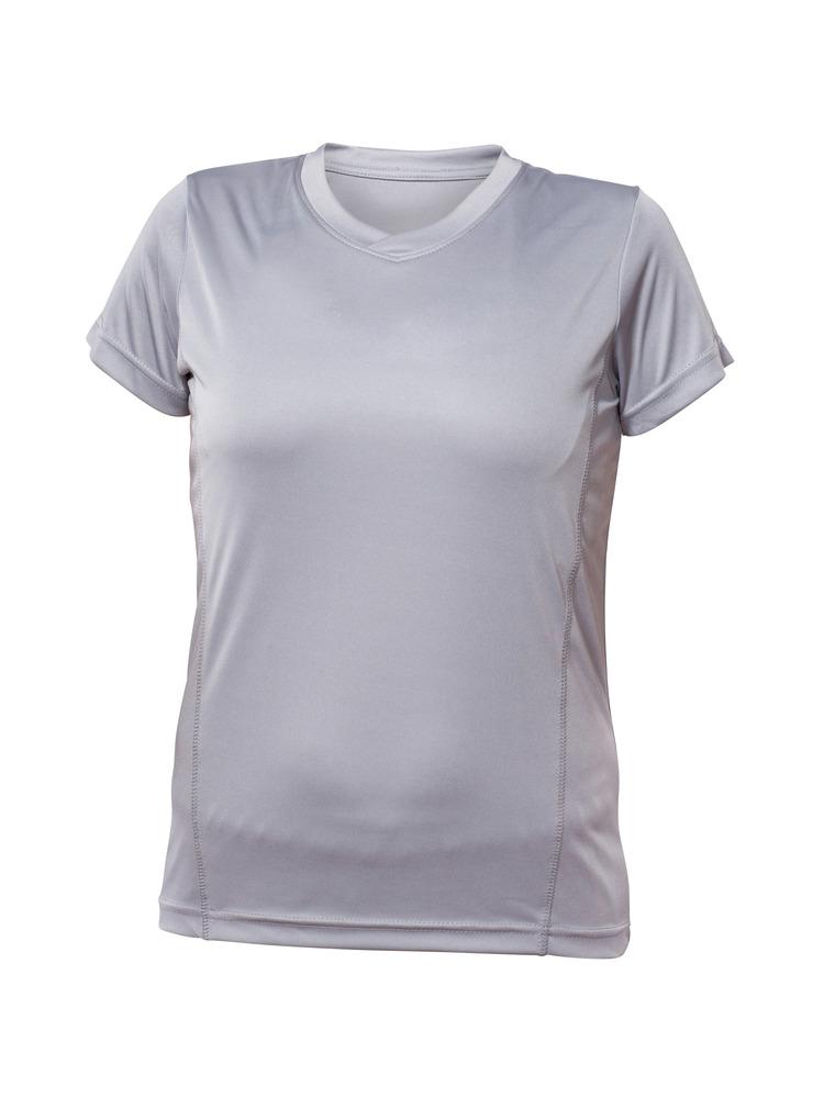 Blank Activewear L720 - Women's Short Sleeve V-Neck T-shirt, 100% Polyester Interlock, Dry Fit