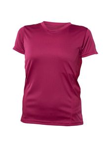 Blank Activewear L720 - Womens Short Sleeve V-Neck T-shirt, 100% Polyester Interlock, Dry Fit