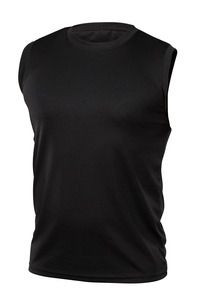 Blank Activewear M201 - Men's Tank Top, Birdseye Mesh, 100% Polyester, Dry Fit Black