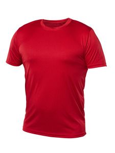 Blank Activewear M720 - Men's T-Shirt Short Sleeve, 100% Polyester Interlock, Dry Fit Burgundy