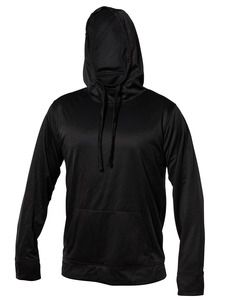 Blank Activewear ML475 - Hoodie Mock Neck, Knit, 100% Polyester PK Fleece Black