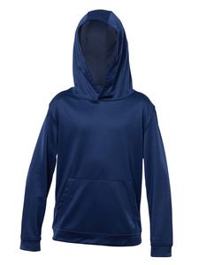 Blank Activewear Y475 - Youth Hoodie, Knit, 100% Polyester PK Fleece Navy