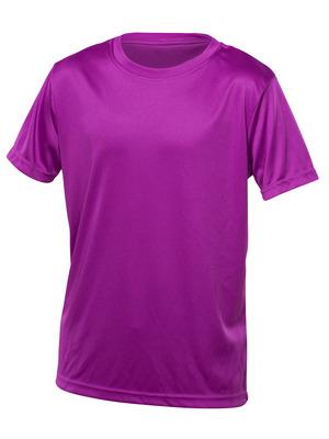 Blank Activewear Y720 - Youth T-shirt Short Sleeve, 100% Polyester Interlock, Dry Fit