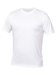 Blank Activewear Y720 - Youth T-shirt Short Sleeve, 100% Polyester Interlock, Dry Fit White