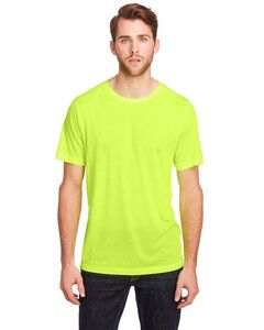 Core 365 CE111T - Adult Tall Fusion ChromaSoft Performance T-Shirt Safety Yellow