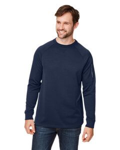 Core 365 CE800 - Unisex Fusion ChromaSoft Fleece Crew Classic Navy