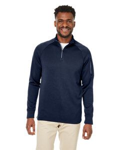 Core 365 CE801 - Unisex Fusion ChromaSoft Fleece Quarter-Zip Classic Navy