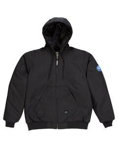 Berne NJ51T - Men's Tall ICECAP Insulated Hooded Jacket Black