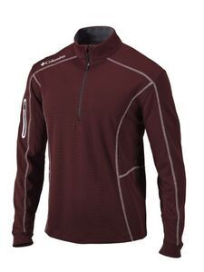 Columbia Golf 16S60ML - shotgun 1/4 zip DEEP MAROON