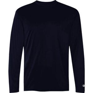 CHAMPION 2656TU - Adult Double Dry L/S Tee Navy