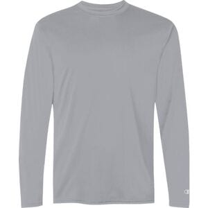 CHAMPION 2656TU - Adult Double Dry L/S Tee Steel Grey