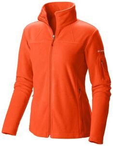 Columbia C1277WF - ladies give n go full zip fleece STATE ORANGE