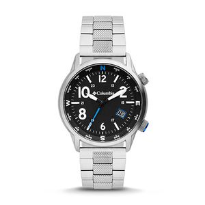 COLUMBIA TIMING CSC01-005 - Outbacker Watch: Black Dial/Stainless Steel Black