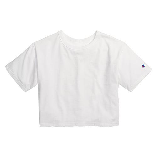 CHAMPION T435C - Girl's Cropped Cotton Tee